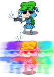  :3 backpack bag gun hat kamen_rider_diend kawashiro_nitori parody touhou 