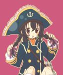  anise_tatlin black_hair braid brown_eyes child cosplay hat lowres patty_fleur patty_fleur_(cosplay) solo tales_of_(series) tales_of_the_abyss tales_of_vesperia twin_braids yoshi_(koloio) 