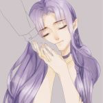  1girl blue_hair caster fate/stay_night fate_(series) gail_gai long_hair pointy_ears purple_hair solo_focus 