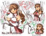  admiral_(kantai_collection) apron hug kantai_collection littorio_(kantai_collection) suzuki_toto tagme translation_request 