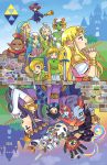  a_link_between_worlds blonde_hair blue_eyes blue_skin character_request child_drawing different_reflection everyone forehead_jewel green_skin hands_clasped irene_(the_legend_of_zelda) link master_sword mojgon planted_sword planted_weapon praying princess_hilda princess_zelda purple_hair ravio red_eyes reflection sword the_legend_of_zelda tiara toon_link triforce weapon 