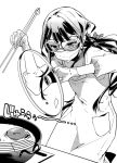  artist_request chopsticks cooking copyright_request food goggles lid monochrome source_request tagme 