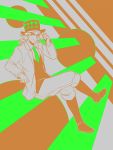  1boy hat jojo_no_kimyou_na_bouken limited_palette robert_eo_speedwagon solo top_hat ty_1865 