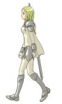  1girl animated animated_gif armor bouncing_breasts breasts claymore claymore_(sword) female sword teresa walking weapon white_background 