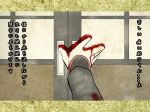  1boy blood hands kashuu_kiyomitsu tatami touken_ranbu translation_request yomoyama_(toirets) 