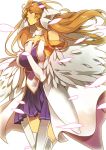  akishima_kei angel_wings ar_tonelico ar_tonelico_ii chroche_latel_pastalie closed_eyes gust long_hair solo wings 