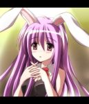  bad_id bunny_ears bunnysuit long_hair mumei purple_hair rabbit_ears red_eyes reisen_udongein_inaba touhou 
