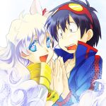  +_+ 1boy 1girl bad_id couple nia_teppelin shinomna simon tengen_toppa_gurren_lagann 