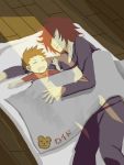  character_name child father_and_son kratos_aurion lloyd_irving male multiple_boys sakasa_majirou sleeping spoilers tales_of_(series) tales_of_symphonia 