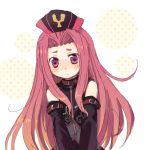  1girl arietta blush detached_sleeves hat long_hair no_bangs pink_eyes pink_hair solo tales_of_(series) tales_of_the_abyss yoshi_(koloio) 