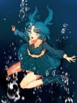  1girl highres kawashiro_nitori solo tian_(my_dear) touhou underwater 