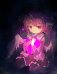  1girl cowboy_shot glowing hands_on_own_chest hands_together hat heart heart-shaped_pupils looking_at_viewer mystia_lorelei open_mouth pink_eyes pink_hair short_hair solo symbol-shaped_pupils ti_owo touhou 
