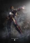  absurdres armor artist_name character_name gears highres iron_man marvel power_armor solo steam steampunk superhero youzi_(majaja281278) 