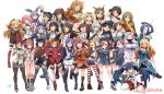  6+girls cosplay idolmaster idolmaster_cinderella_girls kantai_collection multiple_girls shift_(0808) 