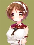  brown_hair hairband kantai_collection minami_(apricot_tea) natori_(kantai_collection) short_hair tagme 