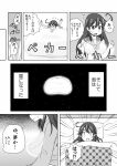  breast_expansion breasts comic greyscale highres kantai_collection masara monochrome translated ushio_(kantai_collection) 