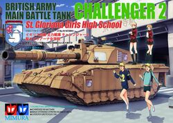  2boys 2girls bangs baseball_cap black_boots black_shorts black_skirt blonde_hair blue_eyes boots braid bridge challenger_2 city cup darjeeling emblem english girls_und_panzer ground_vehicle hat highres holding jacket long_sleeves looking_at_viewer manatsu_no_yo_no_inmu military military_uniform military_vehicle miniskirt model_kit motor_vehicle multiple_boys multiple_girls number10_(hagakure) orange_hair orange_pekoe parted_lips pleated_skirt red_jacket road running saucer short_hair shorts skirt st._gloriana&#039;s_(emblem) standing street tank teacup teapot tied_hair translation_request twin_braids uniform walking yellow_hat 