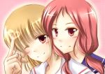  fukuji_mihoko nobuda red_hair redhead saki takei_hisa twintails wink 