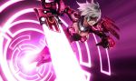  alternate_costume armor beam_saber breasts cleavage goomrrat league_of_legends riven_(league_of_legends) tagme white_hair 