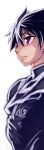  1boy akira_(yuibnm71) armor black_hair highres male maoyuu_maou_yuusha short_hair solo violet_eyes yuusha_(maoyuu) 