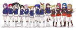  aikatsu! arisugawa_otome black_hair blonde_hair blue_hair boots bow brown_hair dai-oki drill_hair flower hair_bow hair_flower hair_ornament hairband highres himesato_maria hoshimiya_ichigo ichinose_kaede idol kamiya_shion kanzaki_mizuki kazesawa_sora kiriya_aoi kitaouji_sakura long_hair mole mole_under_mouth multiple_girls one_eye_closed orange_hair otoshiro_seira pink_hair purple_hair redhead ribbon saegusa_kii school_uniform scrunchie shibuki_ran silver_hair toudou_yurika twin_drills 