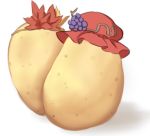  aki_minoriko aki_shizuha food fruit grapes hat leaf mefomefo no_humans objectification potato touhou 