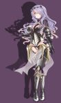  armor breasts camilla_(fire_emblem_if) fire_emblem fire_emblem_if gauntlets hair_over_one_eye highres long_hair purple_hair takeshisu violet_eyes 