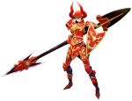  absurdres armor cain_(fire_emblem) genei_ibunroku_sharp_fe highres minaba_hideo official_art polearm shield spear weapon 