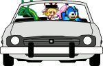  animated animated_gif car crossover meme nintendo parody pokemon pokemon_(creature) rayquaza rockman rockman_(original) roxbury touhou yakumo_yukari 