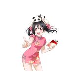  black_hair china_dress chinese_clothes love_live!_school_idol_project official_art twintails yazawa_nico 