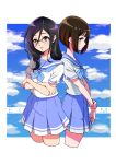  2girls absurdres hibike!_euphonium highres multiple_girls nakaseko_kaori school_uniform seikichi serafuku tanaka_asuka 