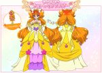  amanogawa_kirara blush character_sheet cure_twinkle go!_princess_precure long_hair magical_girl official_art orange_hair precure purple_eyes twintails 