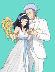  couple gundam gundam_g_no_reconguista kei-co luin_lee manny_ambassada weeding 