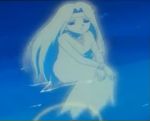  crossed_arms floating ghost headband long_sleeves no_legs ocean pokemon pokemon_(anime) see-through sitting spirit 