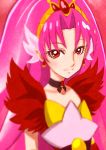  amawa_kazuhiro commentary_request cure_scarlet earrings go!_princess_precure highres jewelry pink_hair precure quad_tails towa_(go!_princess_precure) 