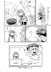  ! +++ 0_0 2girls akashi_(kantai_collection) baby closed_eyes closed_mouth comic diaper failure_penguin hair_ribbon headgear kantai_collection long_hair miss_cloud monochrome multiple_girls o_o open_mouth pacifier page_number ribbon shinkaisei-kan smile spoken_exclamation_mark sweat tamago_(yotsumi_works) translation_request tress_ribbon wo-class_aircraft_carrier younger |_| 