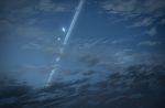  clouds condensation_trail justinas_vitkus moon multiple_moons no_humans original scenery science_fiction sky 