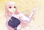  1girl breasts fate/stay_night fate_(series) leysritt long_hair red_eyes shingo_(picturepuzzle) solo white_hair 