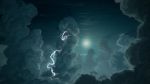  clouds justinas_vitkus lightning moon multiple_moons original scenery science_fiction sky sun 