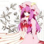  bad_id patchouli_knowledge purple_eyes purple_hair touhou yukiho_(artist) 