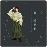  1boy gakuran hat japanese_clothes jojo_no_kimyou_na_bouken kakyouin_noriaki kimono redhead school_uniform solo tmkymg 