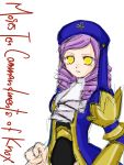  bad_id dlanor_a_knox drill_hair eiserne_jungfrau hat purple_hair umineko_no_naku_koro_ni yellow_eyes 