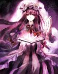  1girl highres jan_(artist) patchouli_knowledge purple_hair solo touhou 