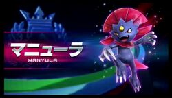  no_humans official_art open_mouth pokemon pokemon_(creature) pokken_tournament weavile 