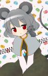 1girl animal_ears capelet grey_hair mouse mouse_ears mouse_tail nazrin pendulum red_eyes short_hair solo tail tona_(nekotte) touhou 
