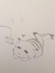  banknote cat fishing_rod happy hazuki_ruu kuzuneko playing sketch spoken_heart tagme wip 