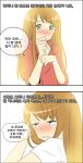  blush brown_hair icekeki korean little_sister sad tears webtoon 