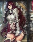  armor fire_emblem fire_emblem:_kakusei lips long_hair nintendo red_eyes redhead smile cordelia_(fire_emblem) 