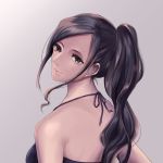  1:1_aspect_ratio black_hair breasts cleavage curvaceous long_hair nico_robin one_piece smile 