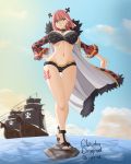  1girl boat brandish_(fairy_tail) fairy_tail green_eyes high_resolution redhead very_high_resolution 